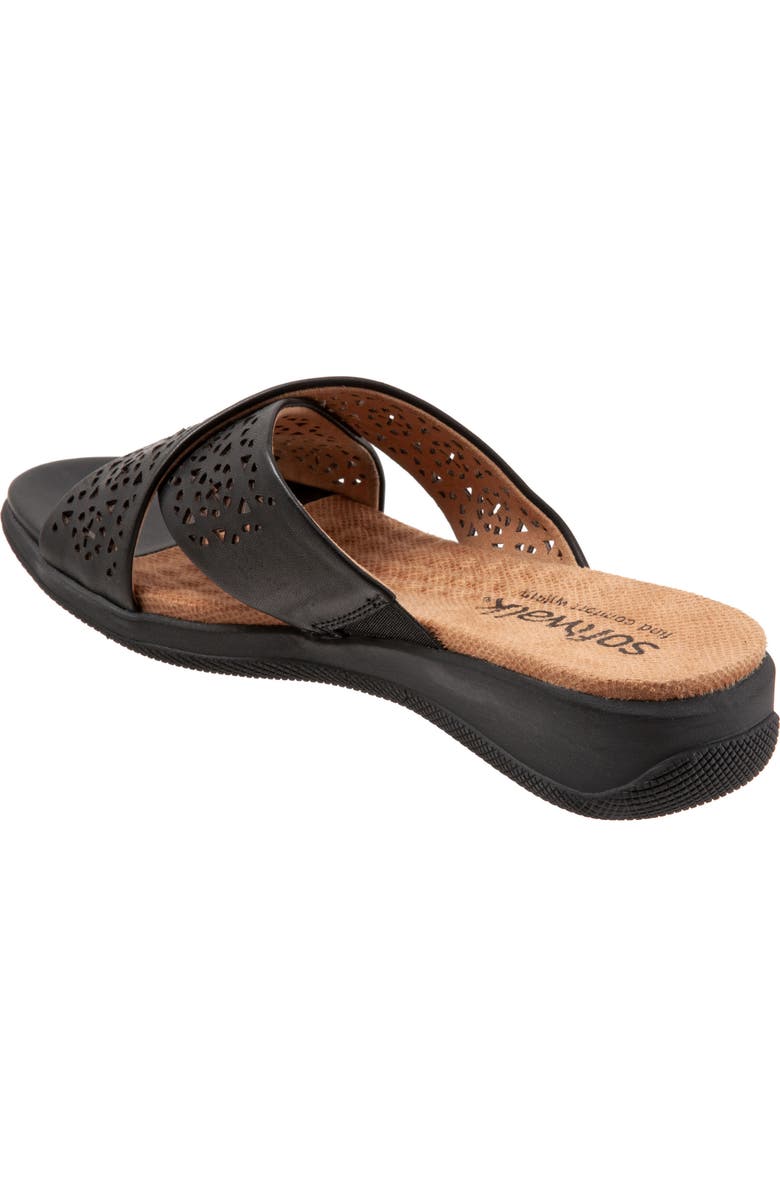 SoftWalk<sup>®</sup> Tillman Leather Cross Strap Slide Sandal, Alternate, color,