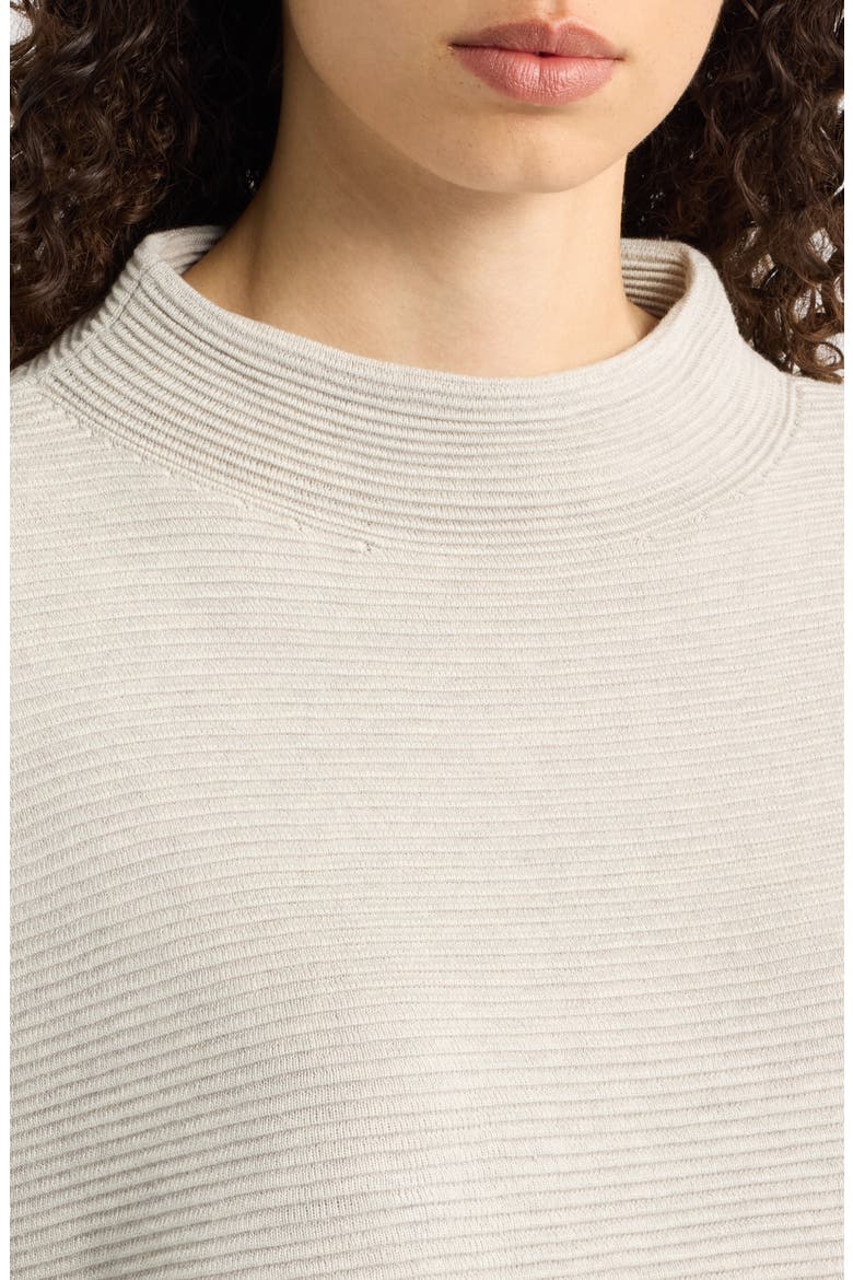 Mock Neck Sweater, Alternate, color, SEA SALT