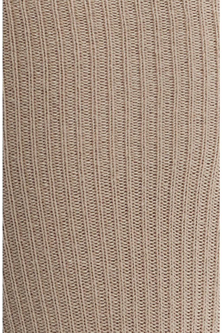 Marnie Cotton Blend Rib Stirrup Socks, Alternate, color, KHAKI