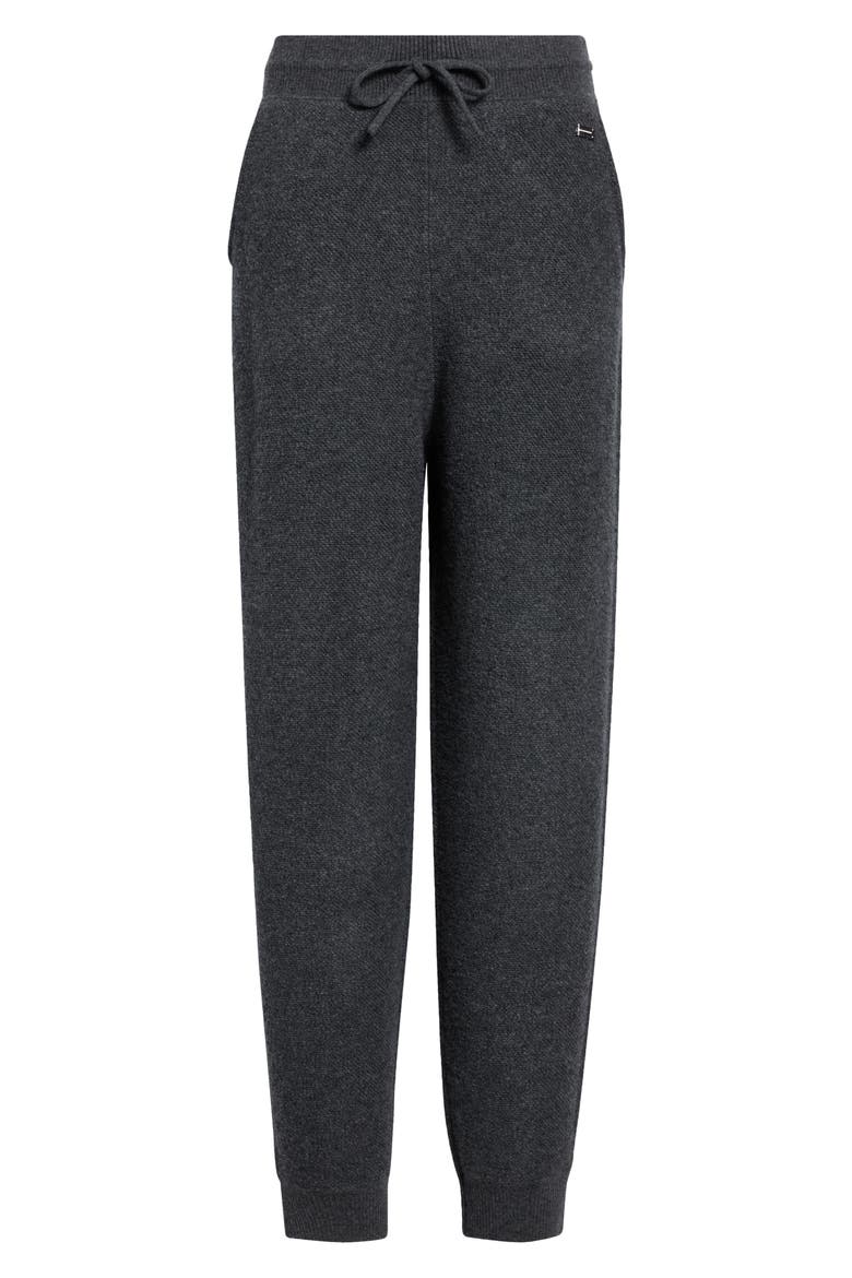 Wool Blend Knit Joggers, Main, color, DARK GREY MARL