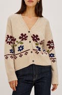 Rails Saffron Floral Cardigan