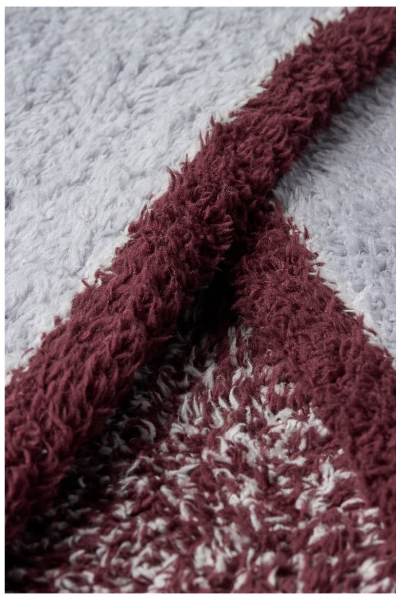 CozyChic Belmar Border Throw Blanket, Alternate, color, VAPOR MULTI