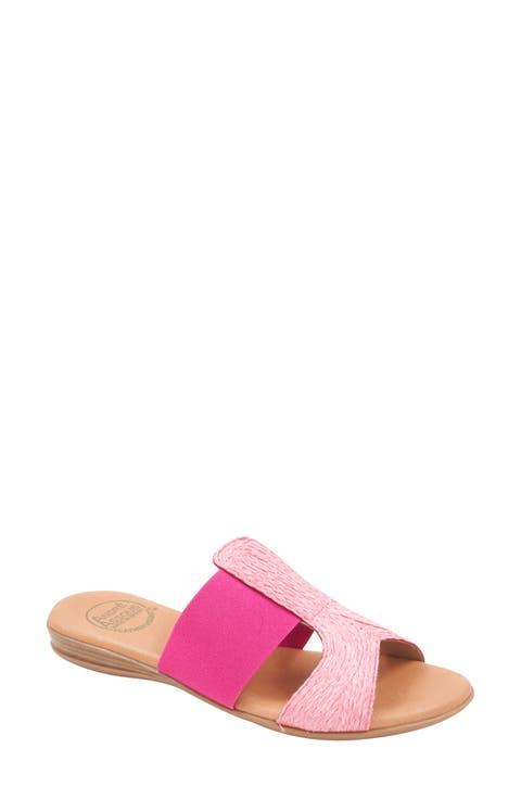 Noor Raffia Slide Sandal (Women)