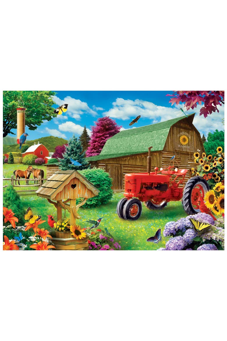 Sunflower Ranch 1000 Piece Jigsaw Puzzle, Alternate, color, Multicolor