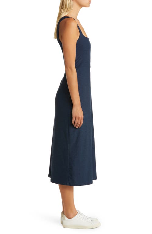 BEYOND YOGA BEYOND YOGA FEATHERWEIGHT GETAWAY SPLIT HEM MIDI DRESS