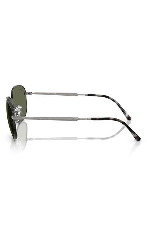 Ray Ban Ray-ban 60mm Pillow Polarized Sunglasses In Gunmetal