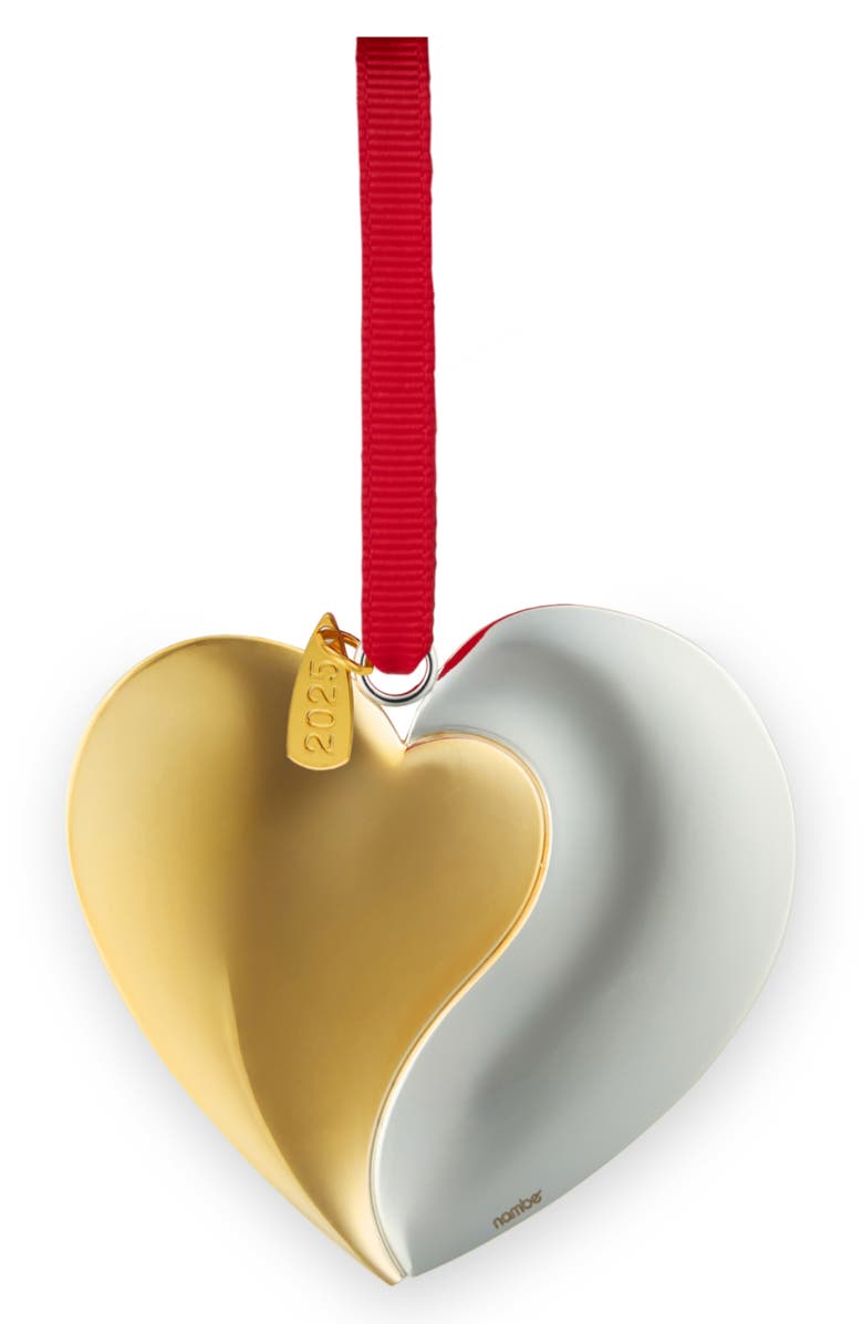 Nambé 2025 Our First Christmas Together Ornament, Main, color, Silver