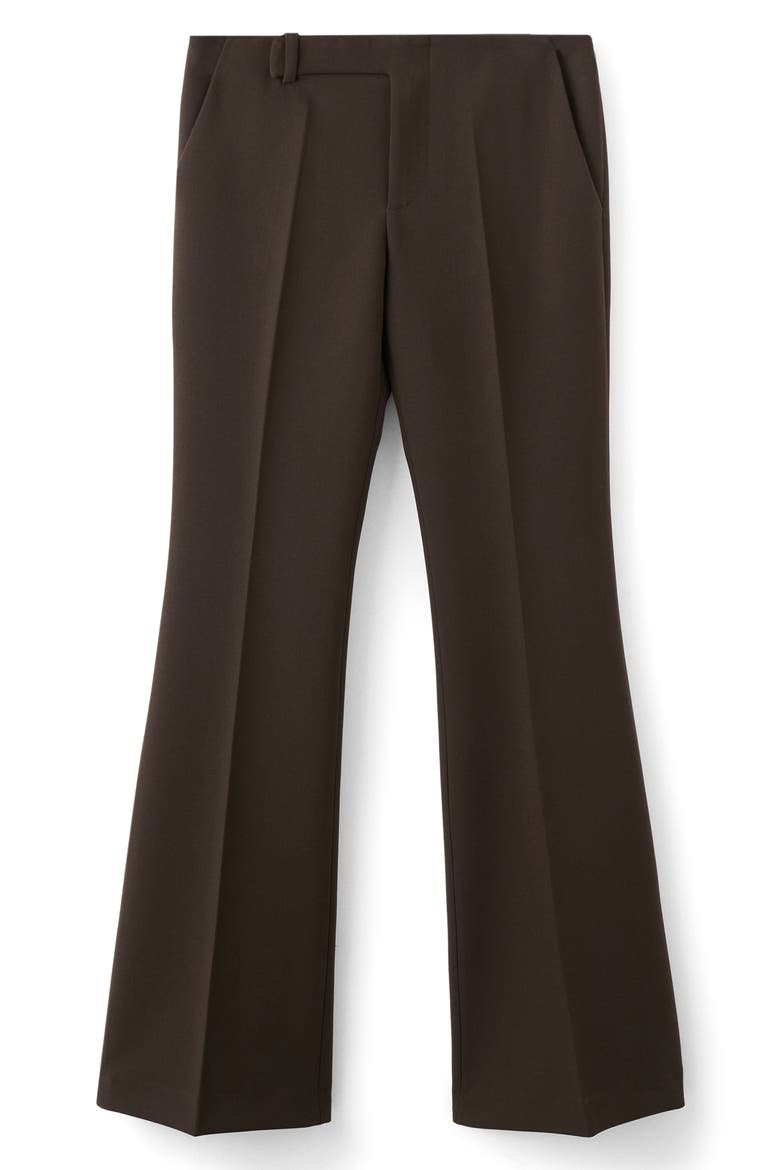 Mid Rise Flare Pants, Alternate, color, CHOCOLATE