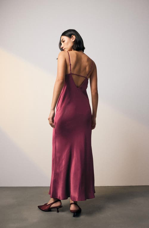 Next Strappy Satin Maxi Slipdress