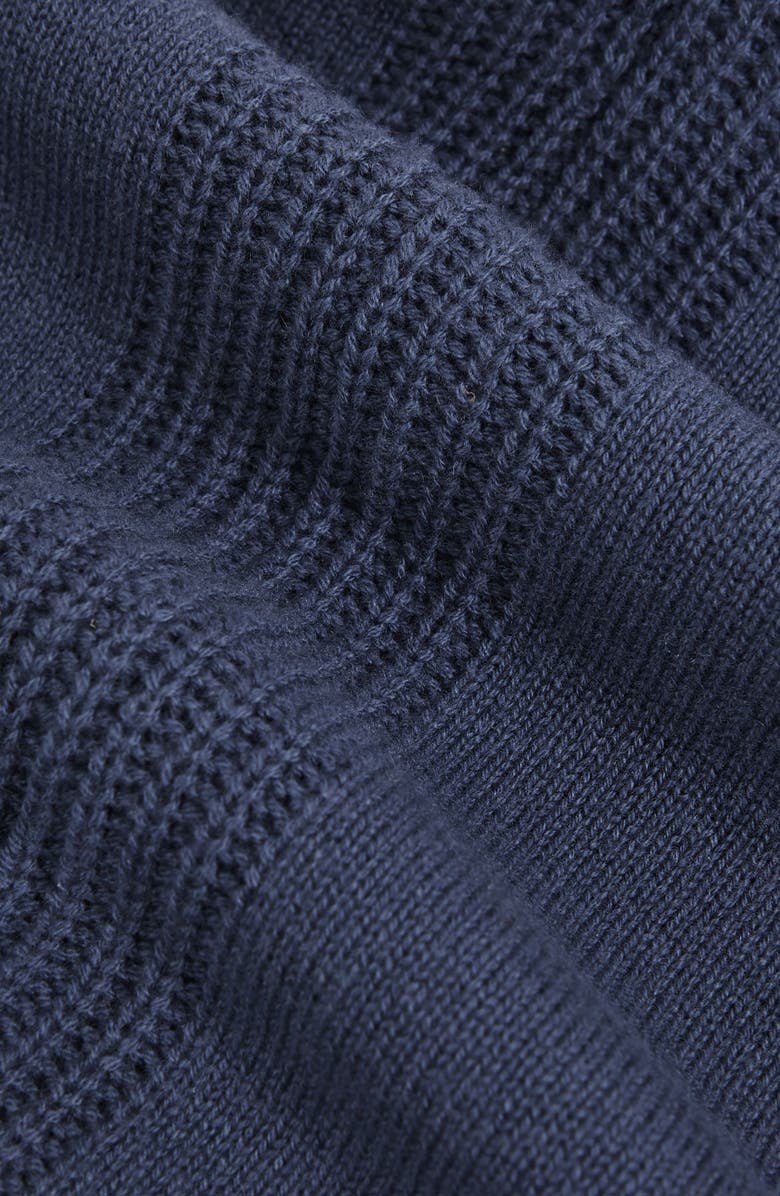 Reiss Foulton Wool & Cashmere Sweater, Alternate, color, Oceanic Blue