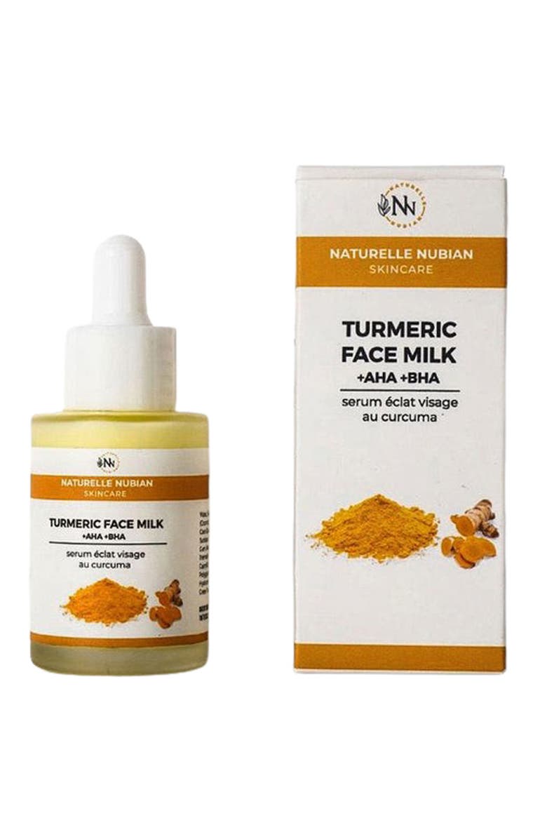 Belle Nubian Turmeric Face Milk With AHA and BHA, Main, color, 