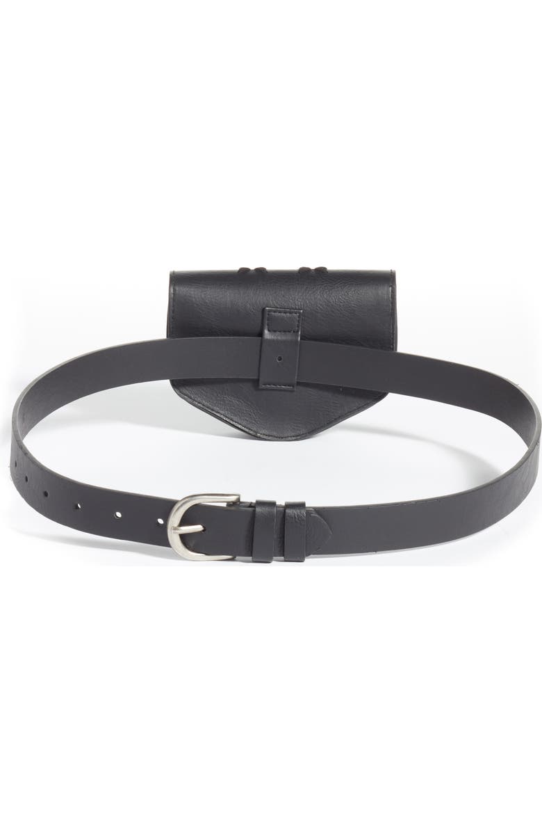 BP. Western Detail Faux Leather Belt Bag, Alternate, color,