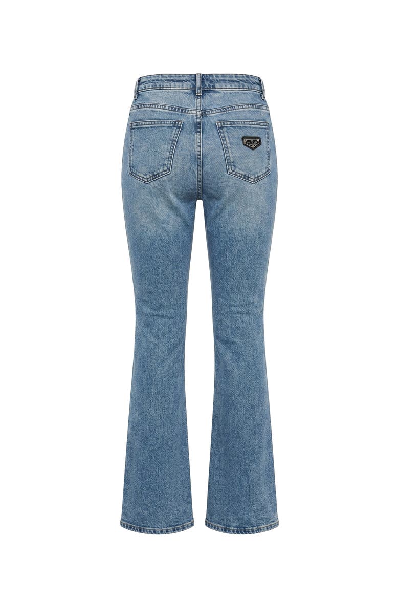 Flare Fit Jeans Basic Women, Alternate, color, BlueOcean