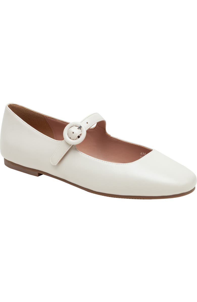 Linea Paolo Marley Mary Jane Flat, Main, color, Cream