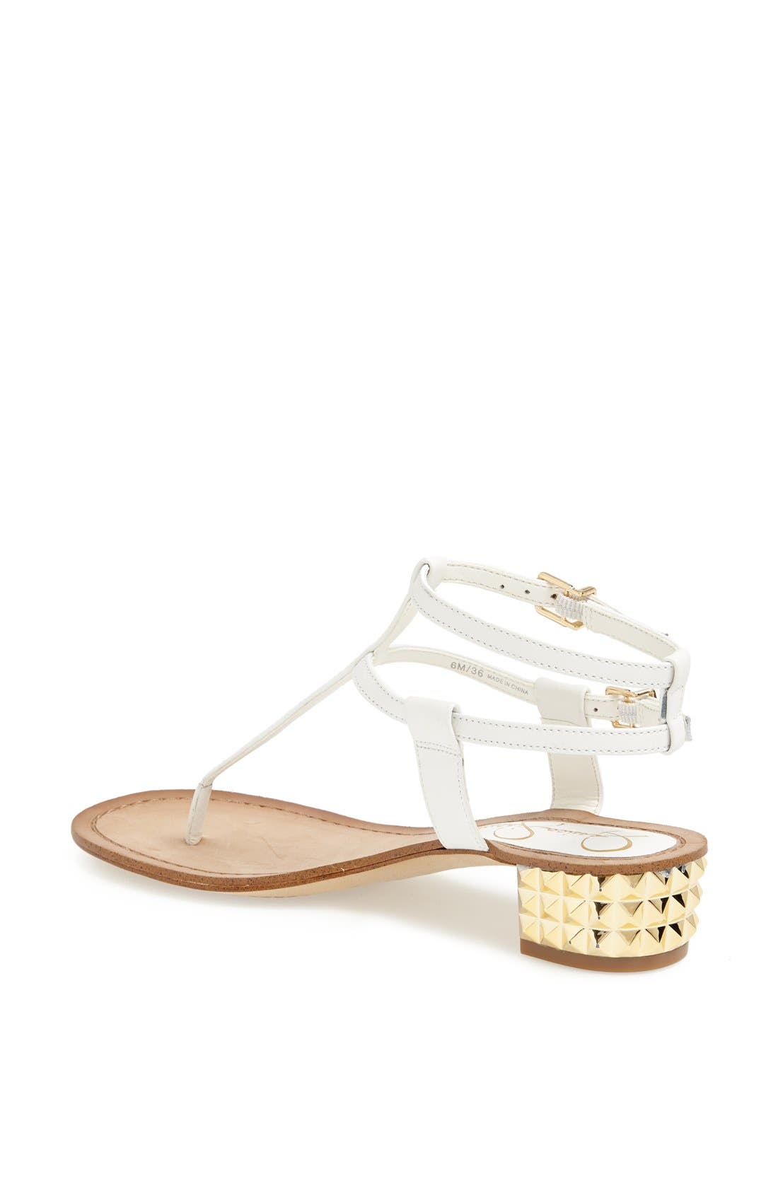 'Gerety' Thong Sandal, Alternate, color, SOFT WHITE