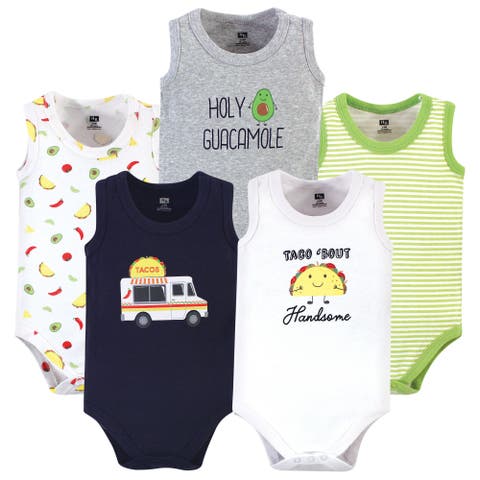 Soft Cotton Sleeveless Bodysuits