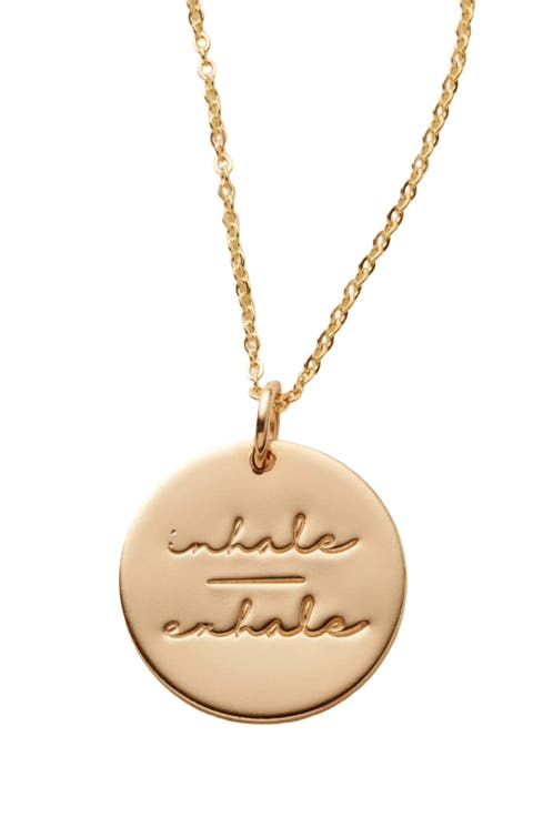 Pause Collection Disc Necklace