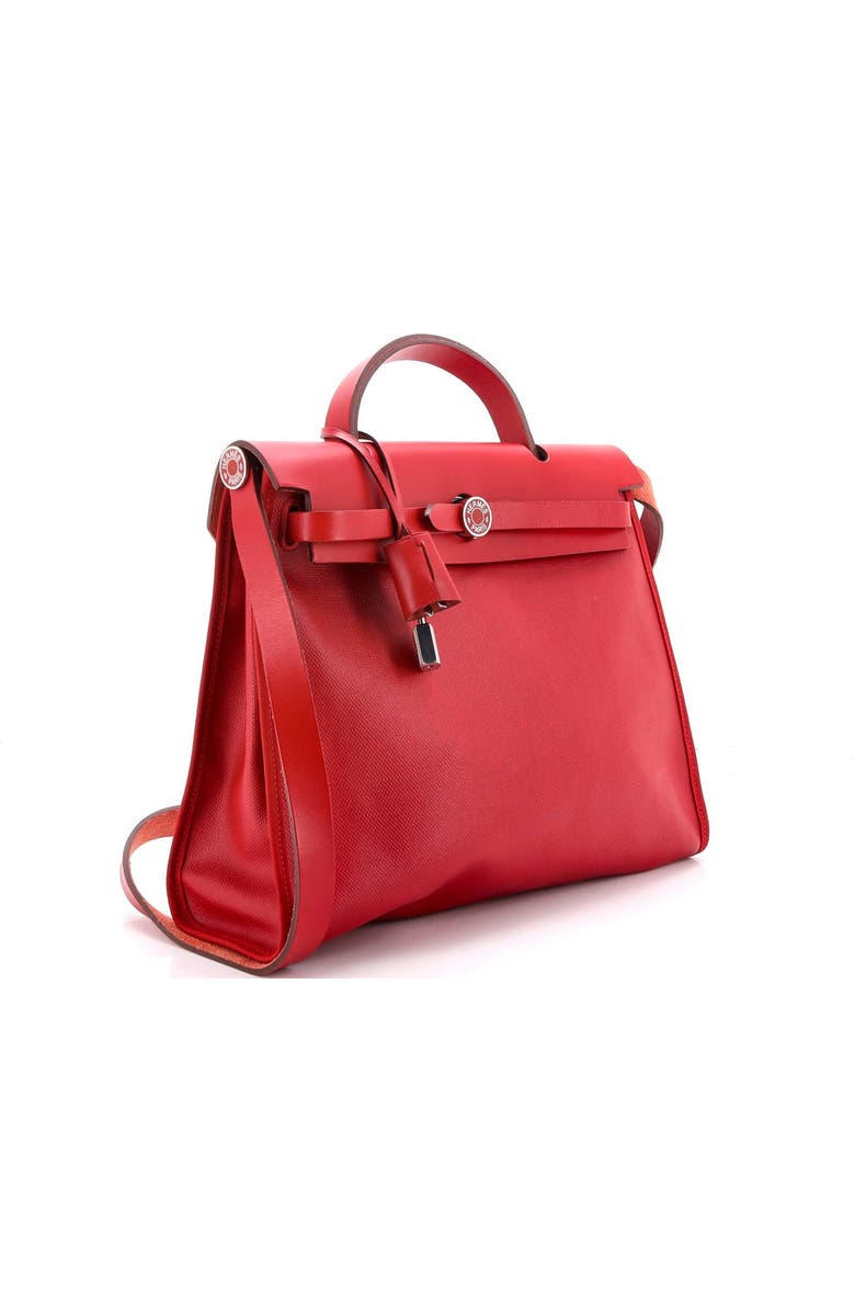 81034712 Herbag Zip Berline Vache Canvas and Leather 31, Alternate, color,