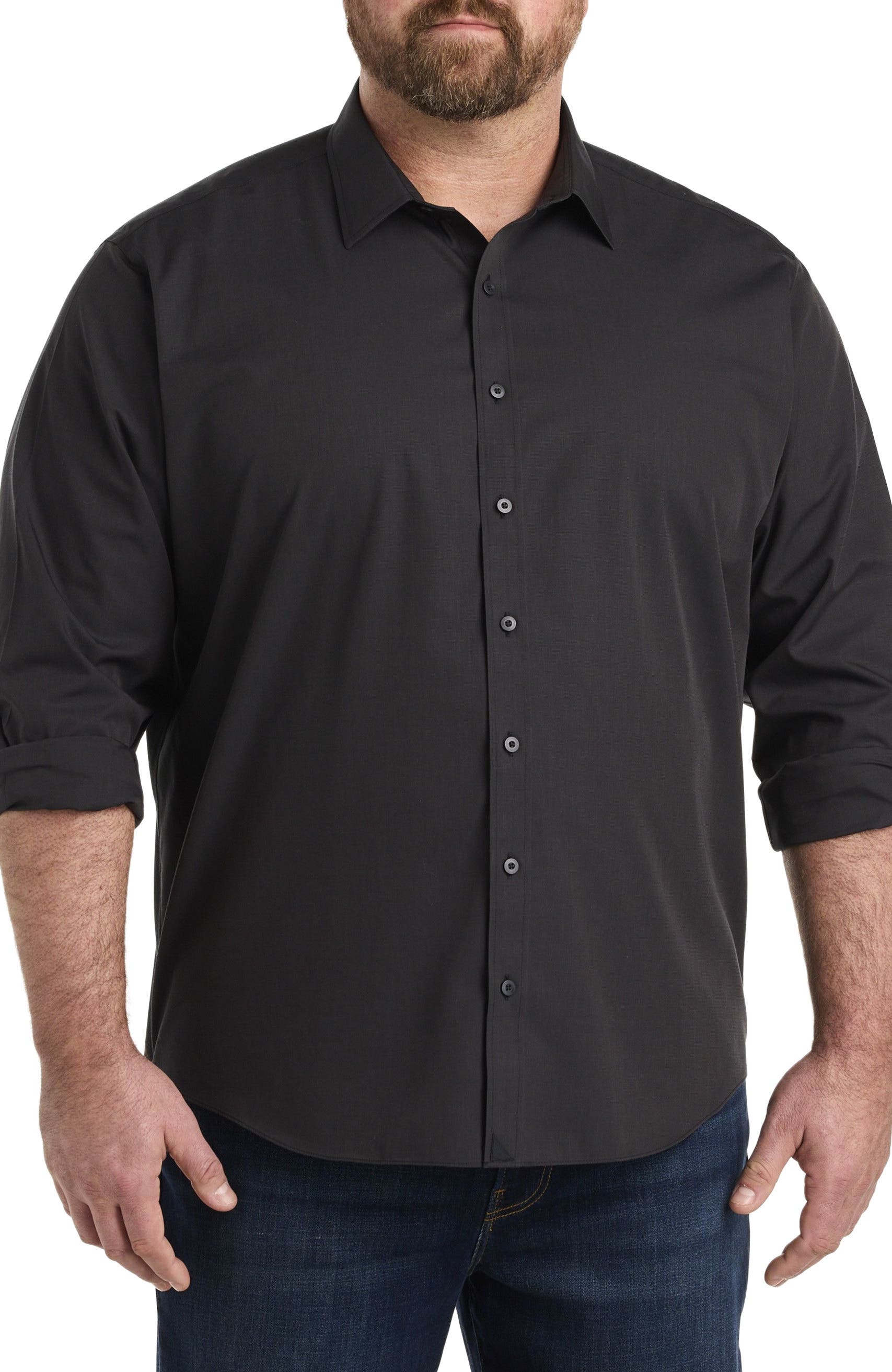 Untuckit Fit by Dxl Big & Tall Blackstone Sport Shirt 