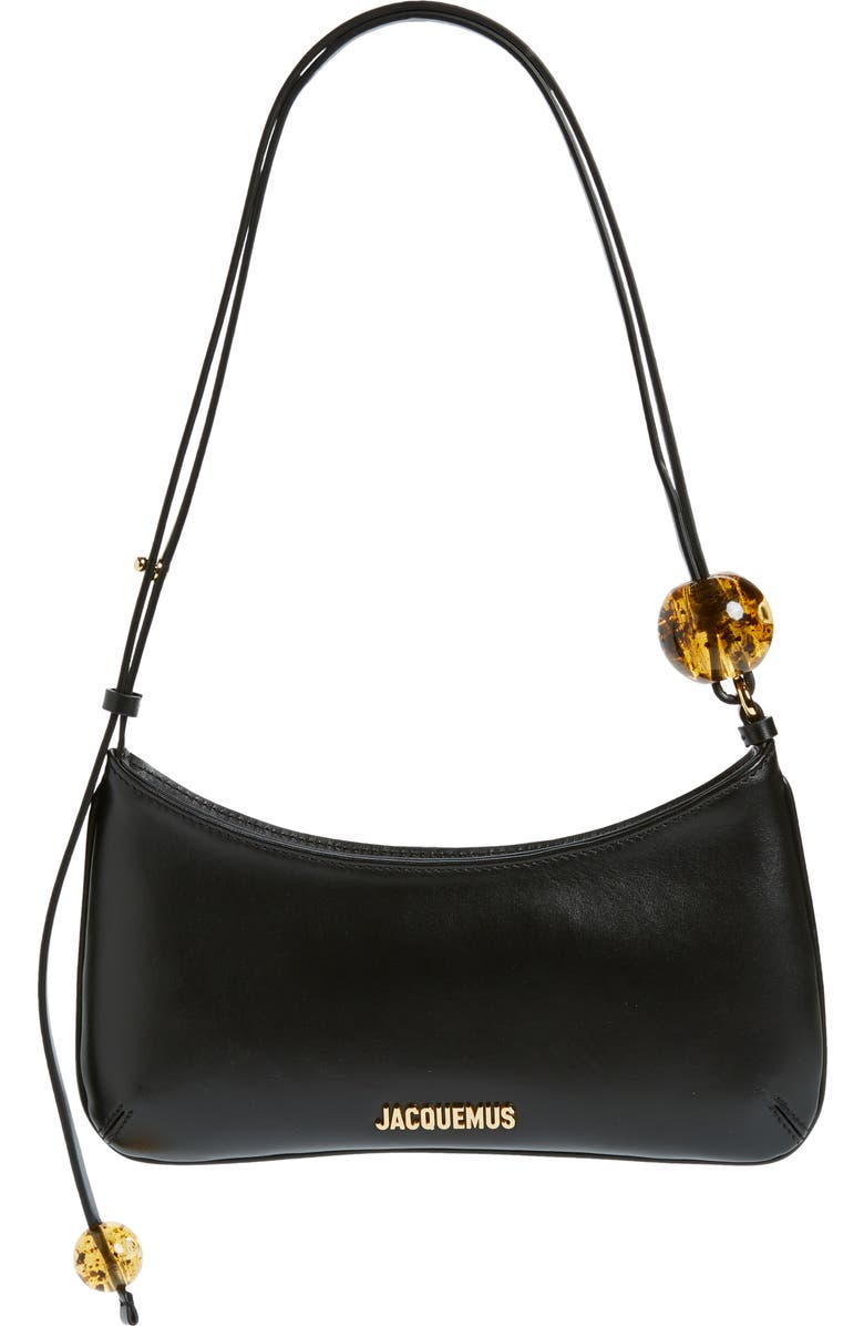 Jacquemus Le Bisou Leather Shoulder Bag, Main, color,