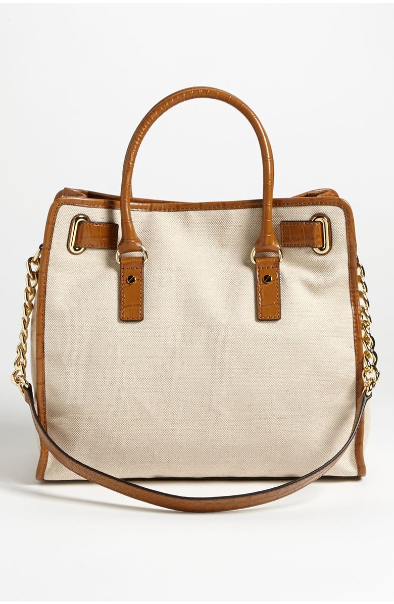 MICHAEL Michael Kors 'Hamilton - Large' Canvas Tote, Alternate, color,