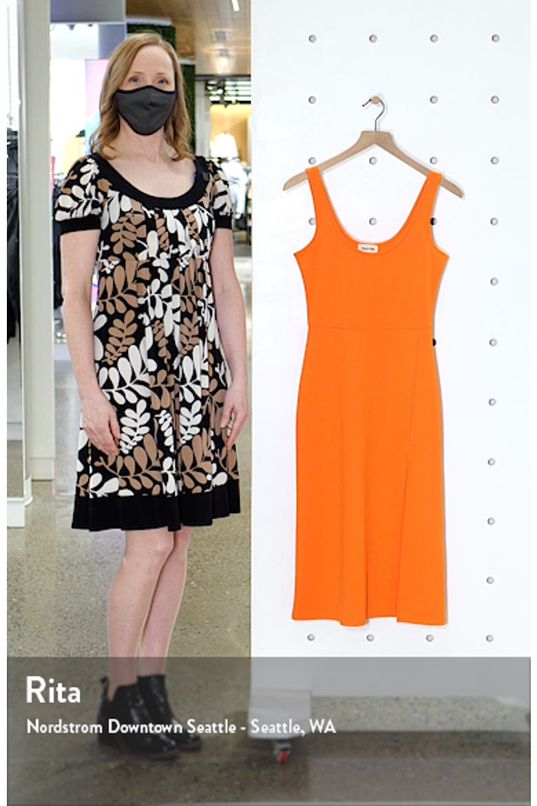 Scoop Neck Midi Dress video