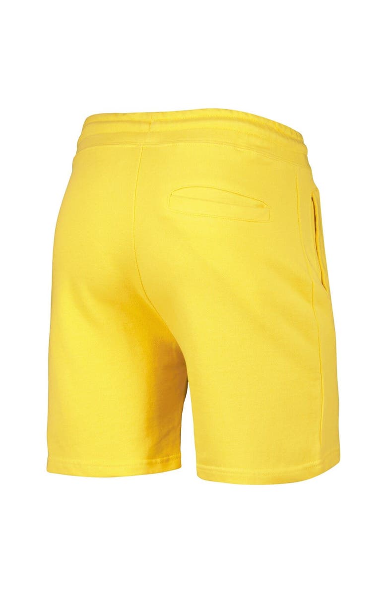 Playa Society Gold Los Angeles Sparks Legacy Logo Shorts, Alternate, color, Gold