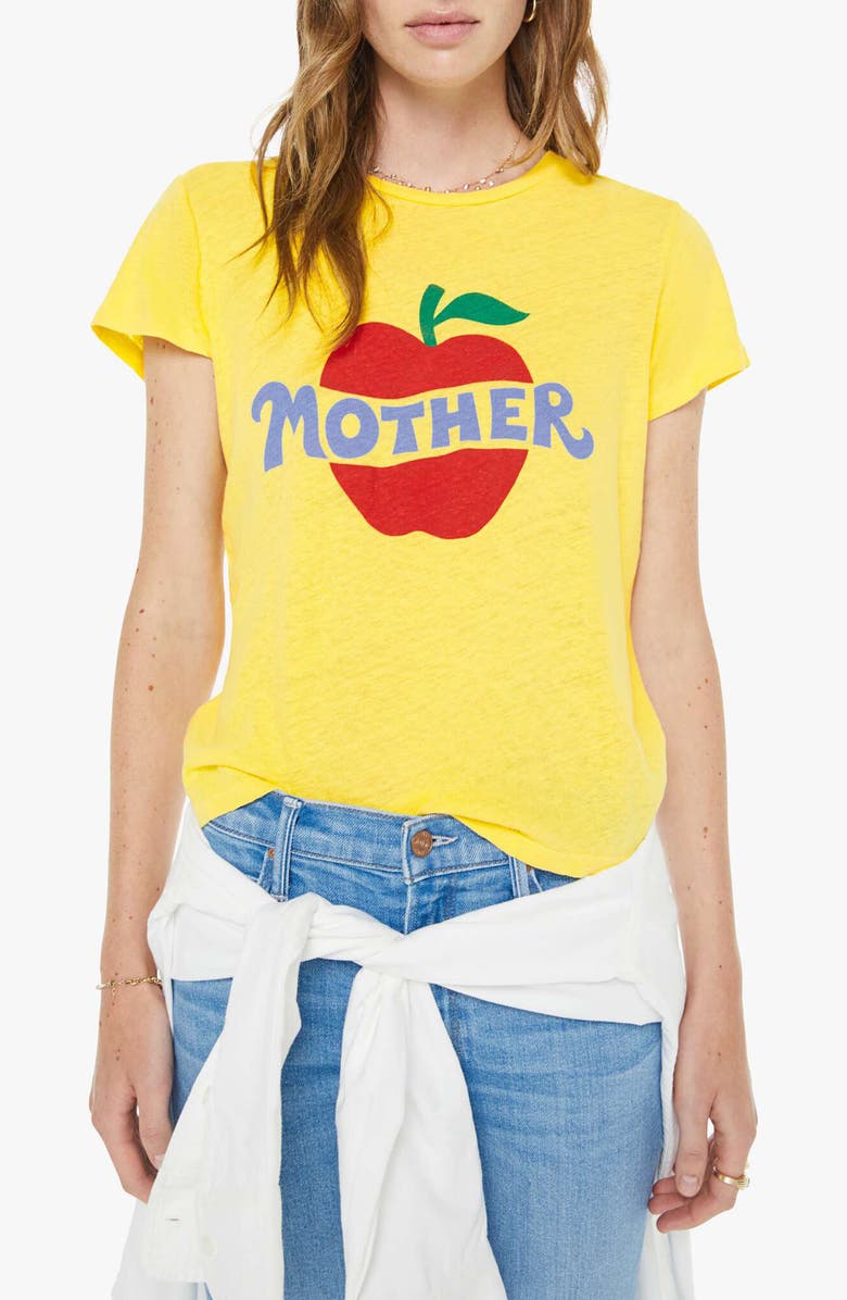 MOTHER The Sinful Supérieur Tee, Main, color, Mother Apple