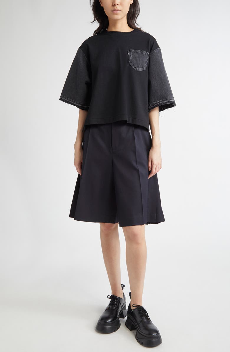 Mixed Media Pocket T-Shirt