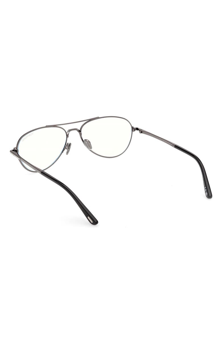 TOM FORD 56mm Pilot Optical Glasses, Alternate, color, 