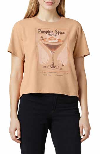 Wildfox Jamie Pumpkin Spice Graphic T-Shirt
