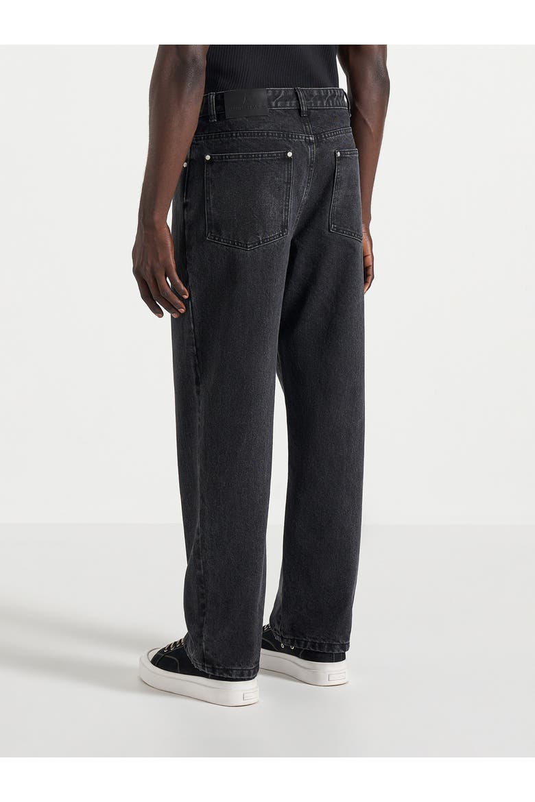 Classic Relaxed Denim, Alternate, color, Black