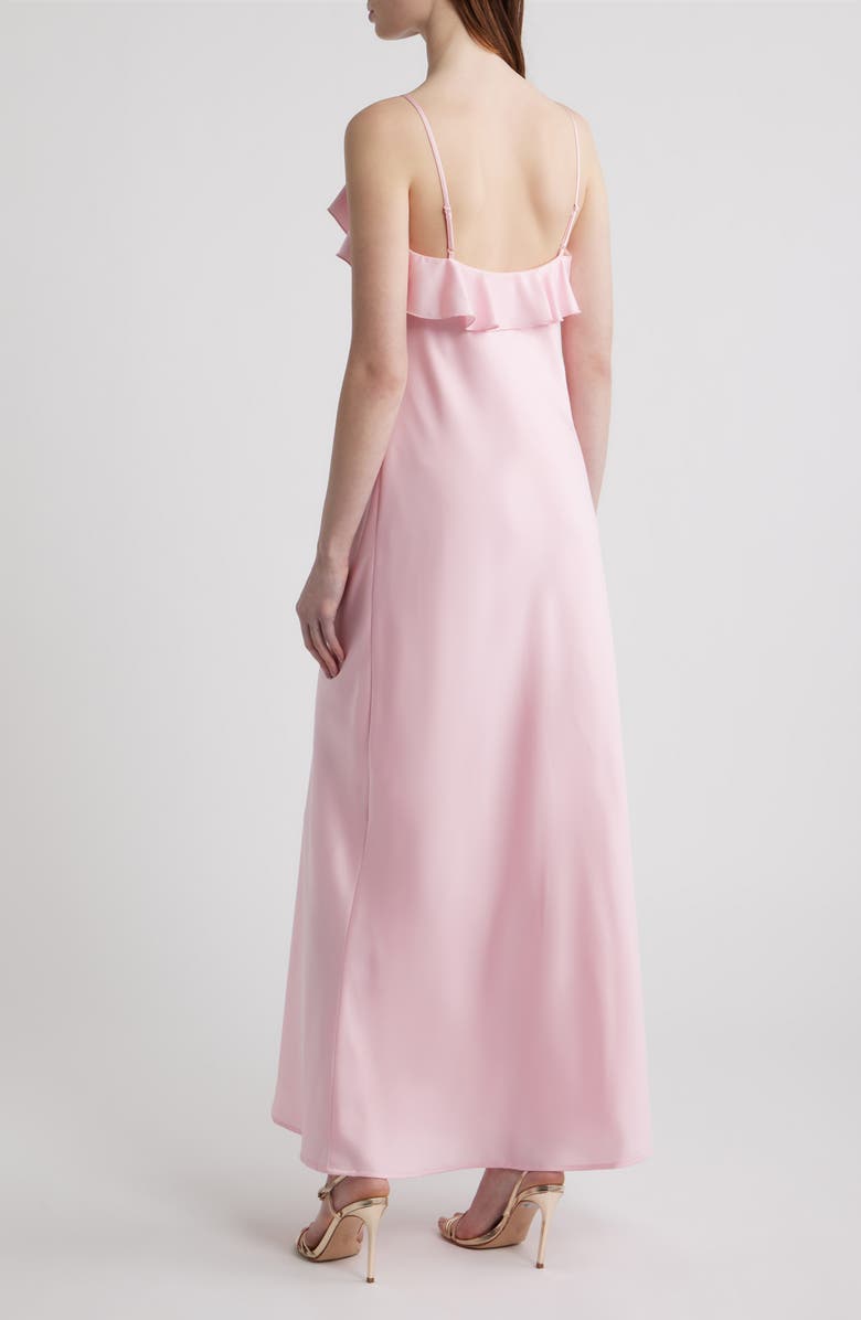 WAYF Ianthe Ruffle Gown, Alternate, color, Baby Pink