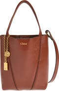 Chloé Small Spin Leather Crossbody Tote