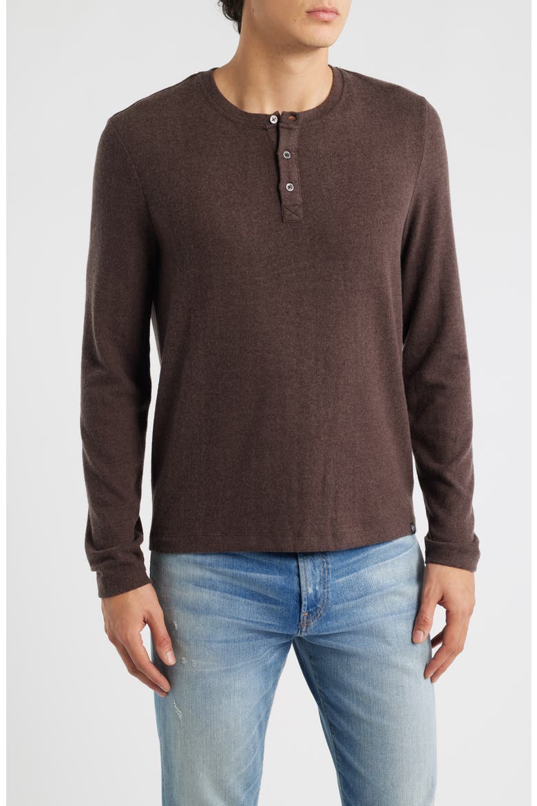 Elias Heathered Henley, Main, color, ESPRESSO