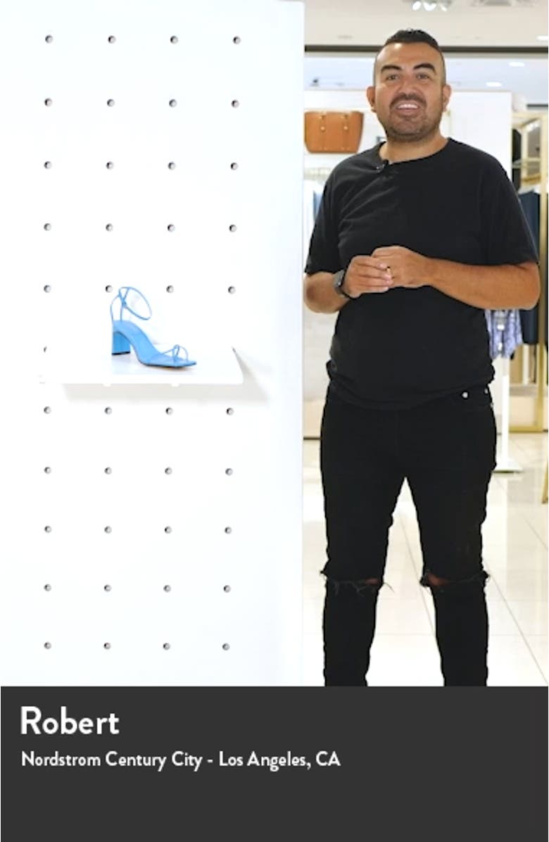 Nature Strappy Block Heel Sandal, sales video thumbnail