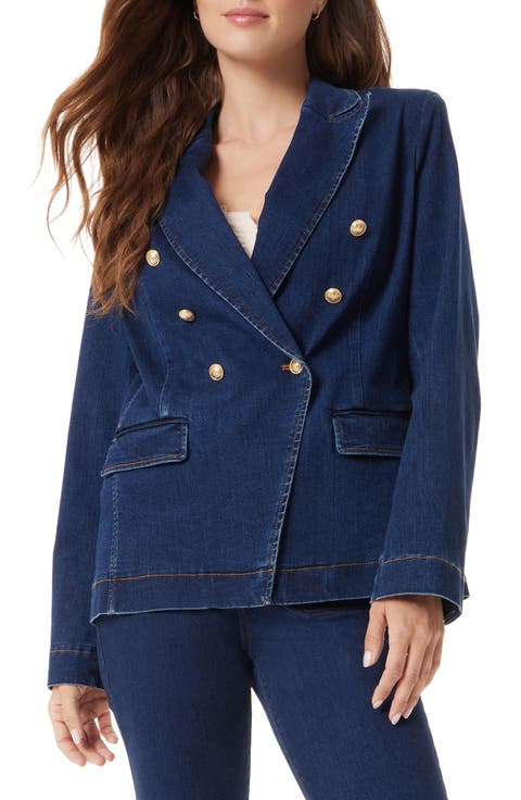 Imogen Double Breasted Denim Blazer