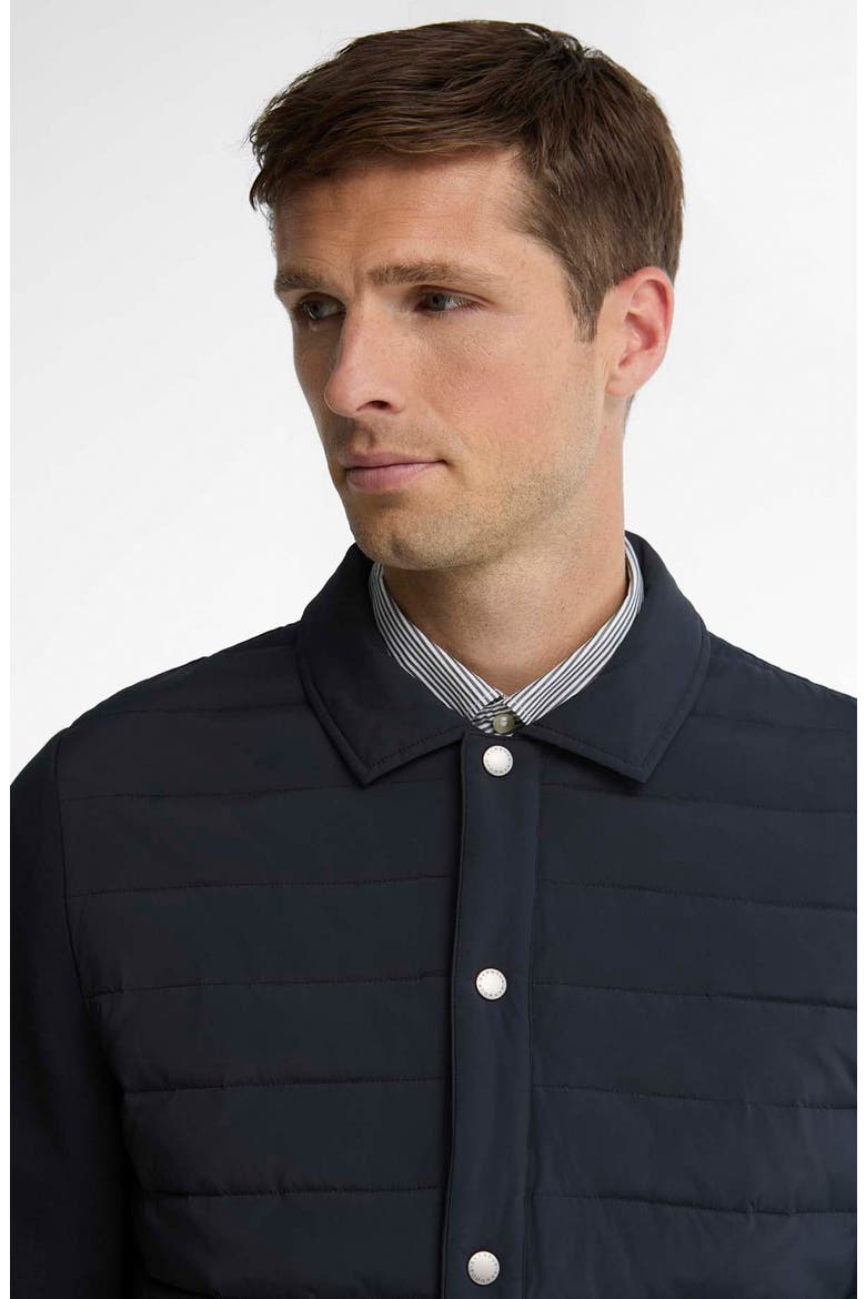 Knowle Quilted Hybrid Jacket, Alternate, color, DARK NAVY