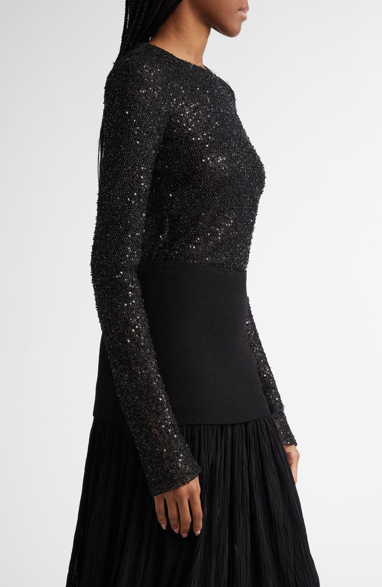 Proenza Schouler Sophie Open Stitch Sequin Top, Alternate, color, 