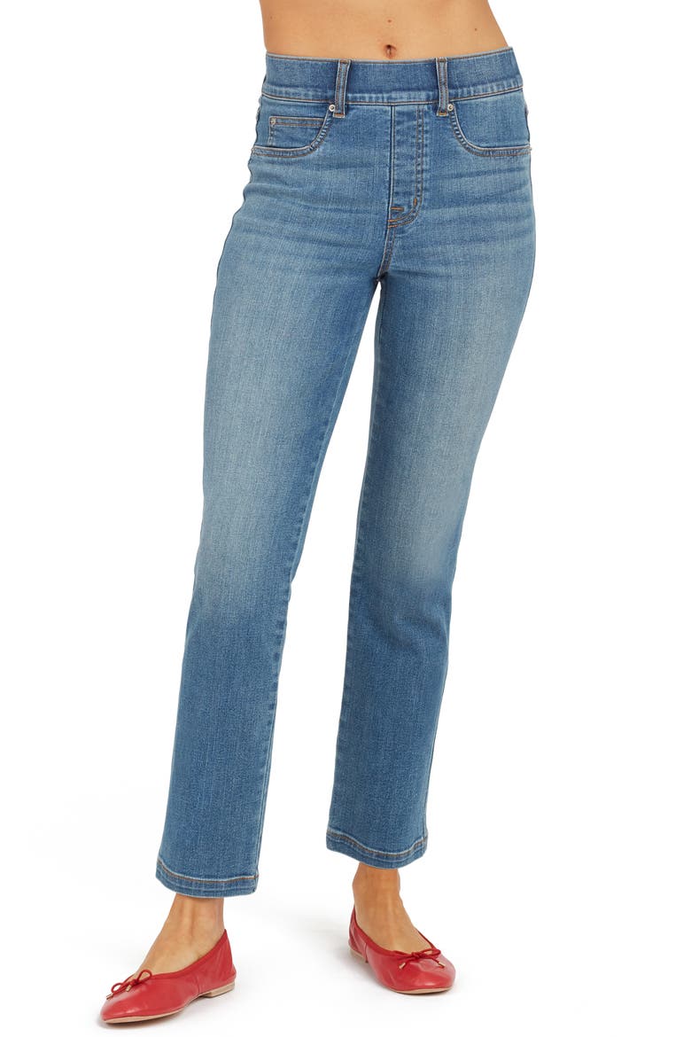Straight Leg Ankle Jeans, Main, color, VINTAGE INDIGO