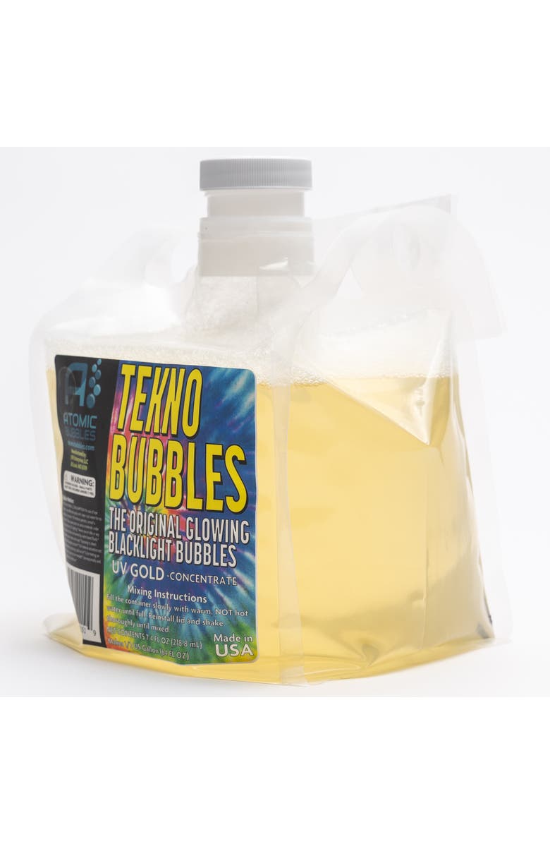 Atomic Bubbles Tekno Bubbles 64Oz Smart Pouch Refill Gold, Alternate, color, Multicolored