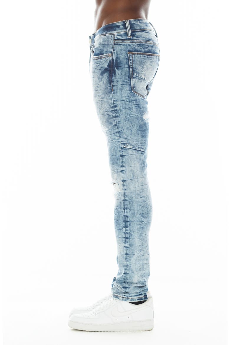 Strat Ripped Super Skinny Jeans, Alternate, color, DREAM