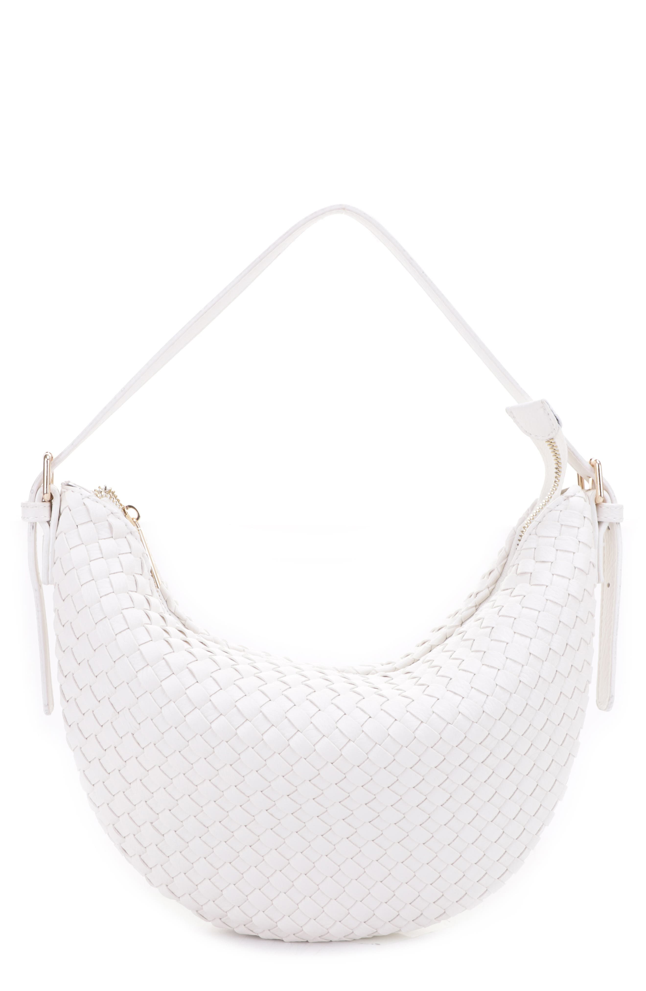 Mali + Lili Becca Woven Shoulder Bag