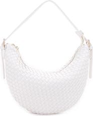 Mali + Lili Becca Woven Shoulder Bag