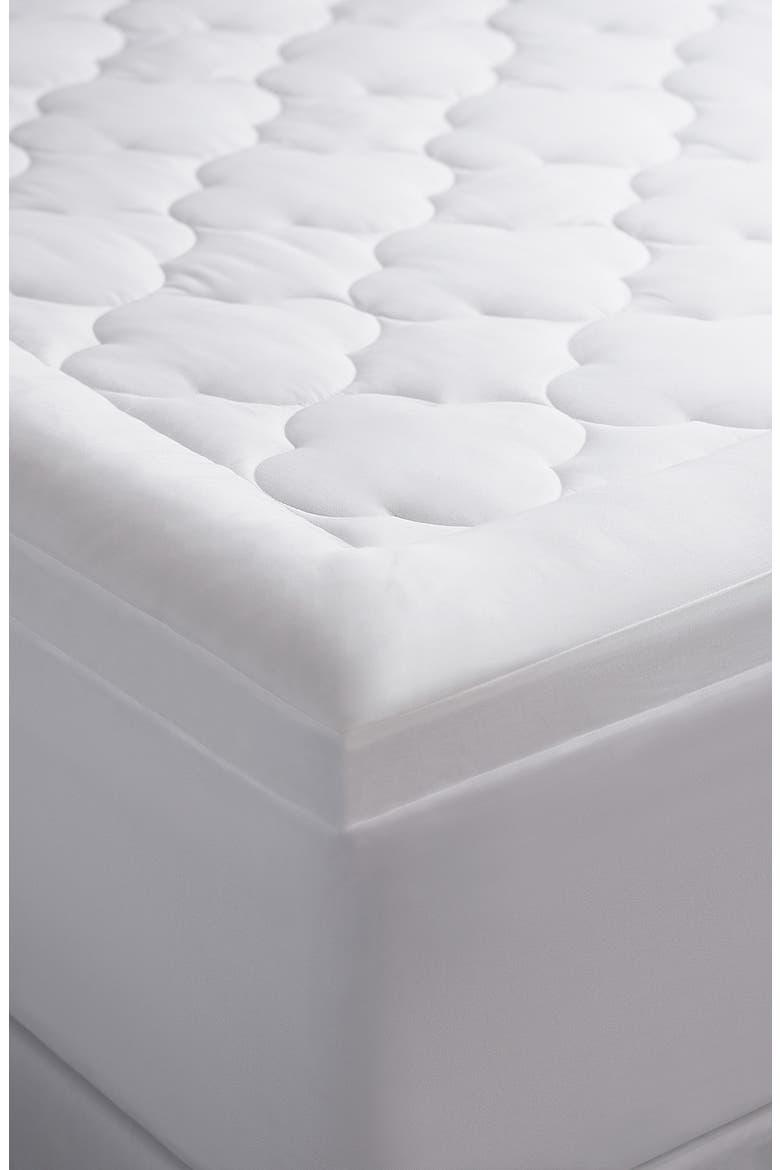 Ultimate Cloud Comfort Mattress Pad, Main, color, WHITE