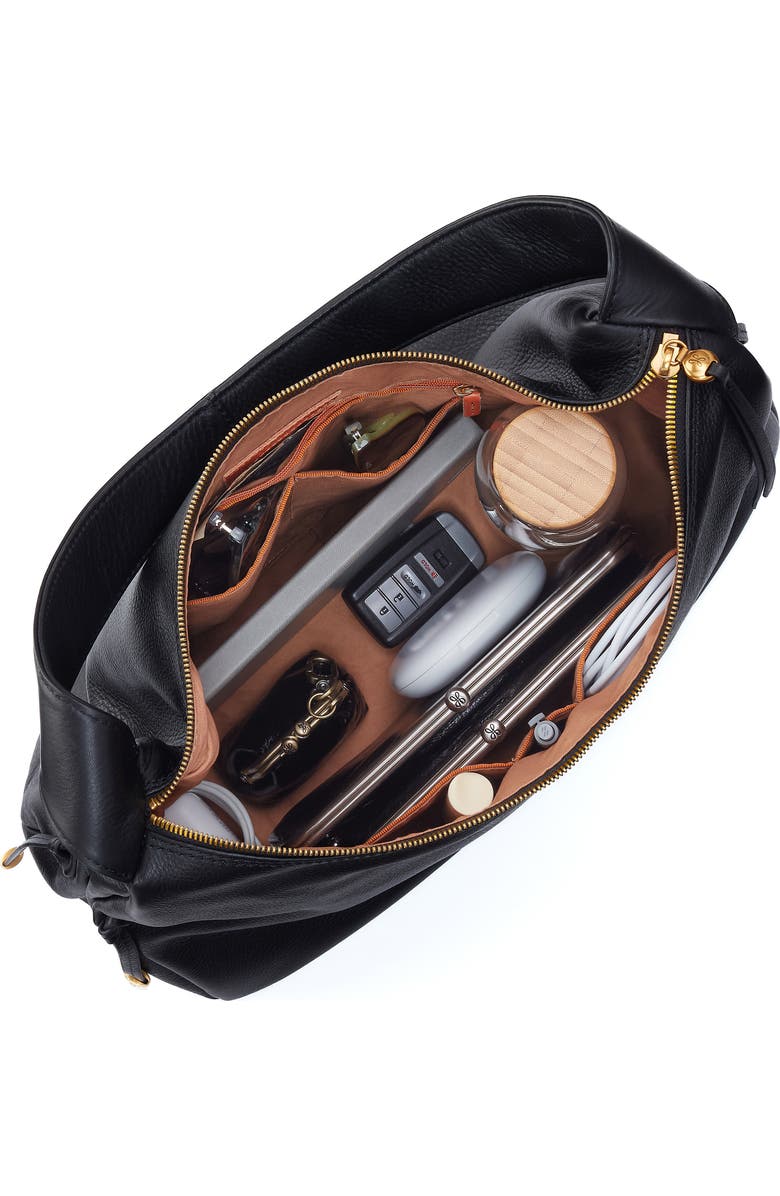 HOBO Kori Hobo Shoulder Bag, Alternate, color, Black