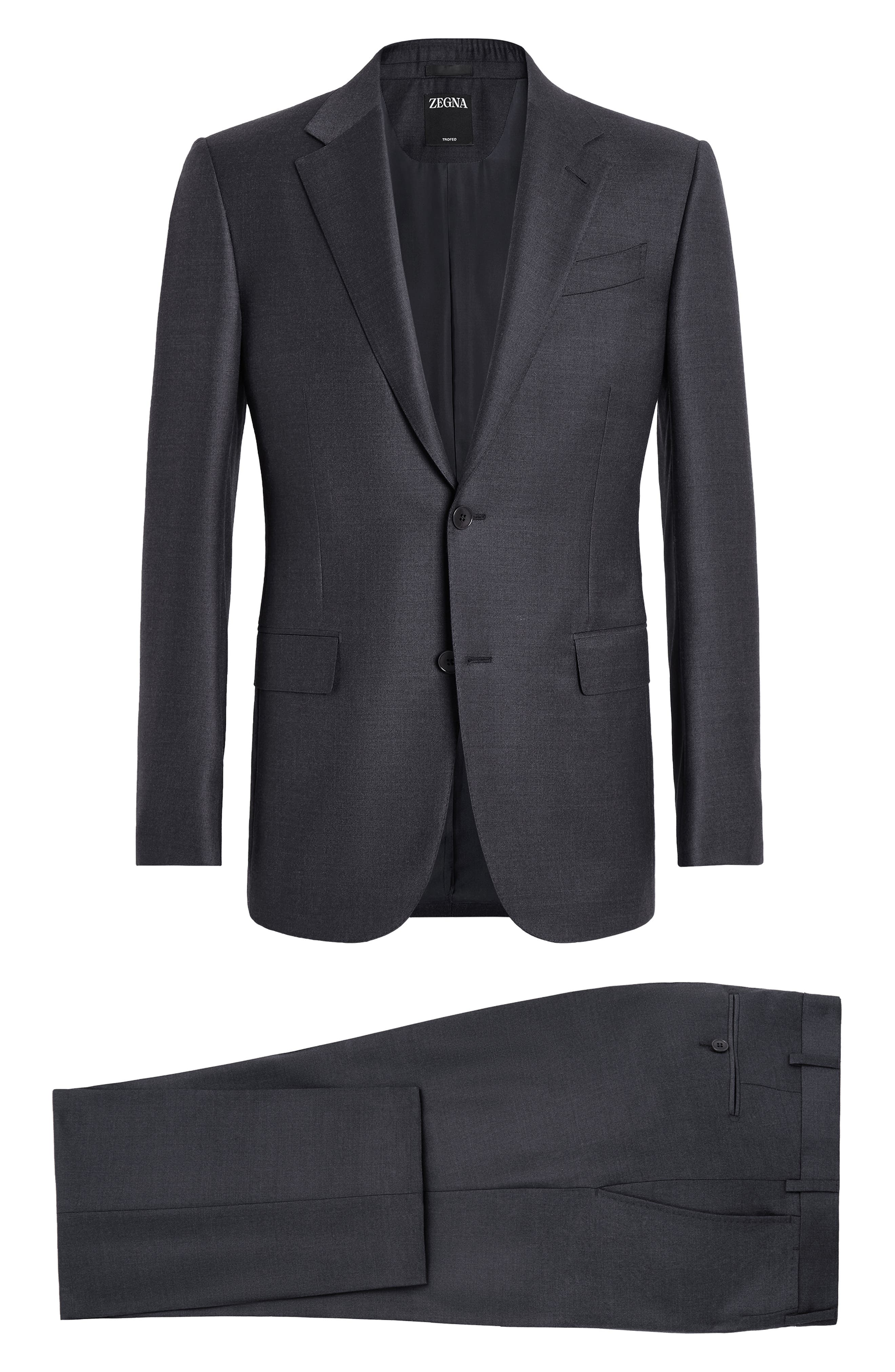 ZEGNA Pin Dot Trofeo Milano Wool Suit (Men) | Nordstrom