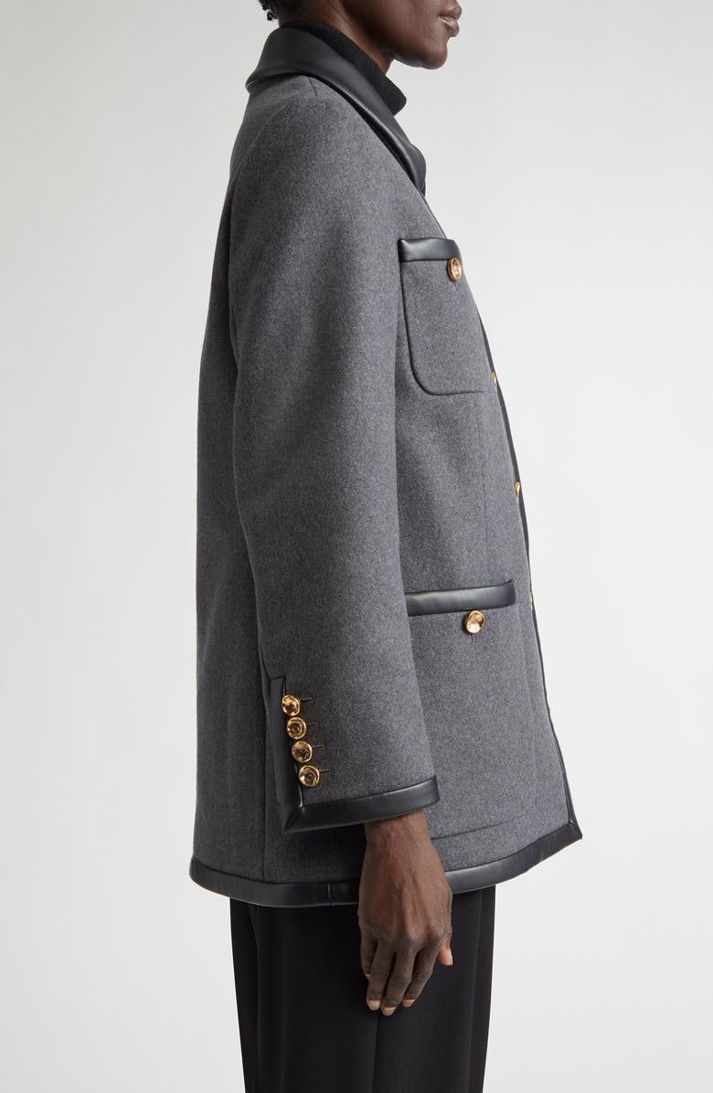 Altuzarra Clarkes Wool Blend Short Coat, Alternate, color, 