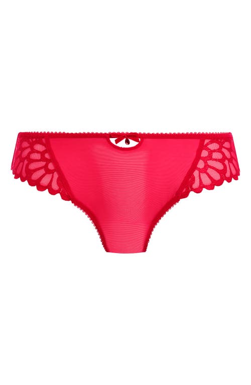 Freya Loveland Embroidered Bikini In Bombshell Chilli Red