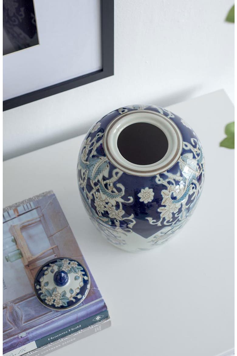 Bryn Lidded Jar, Alternate, color, BLUE
